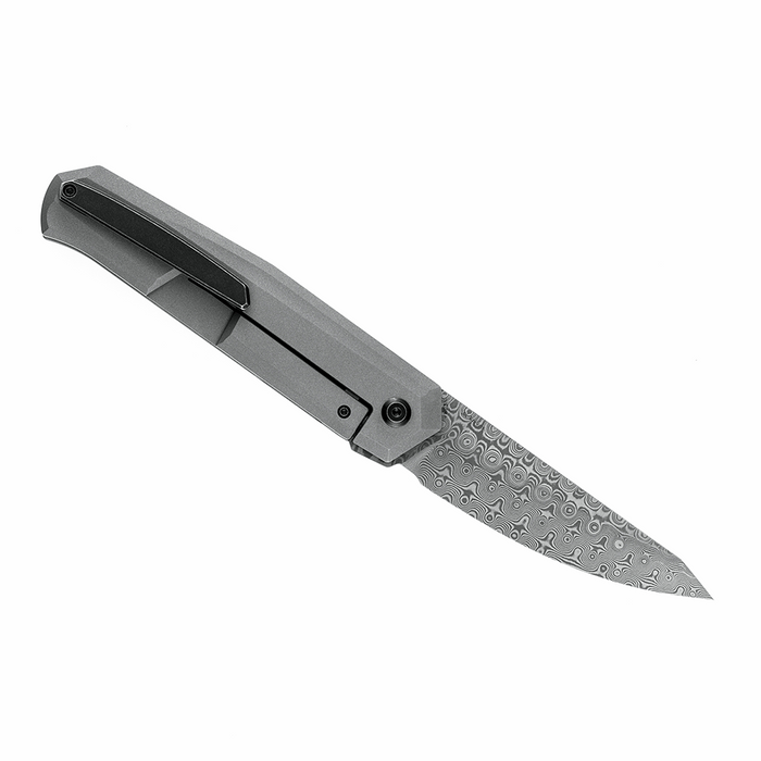 Kansept knives integra 大马士革钢 钛柄 K1042D1 喷砂 1380