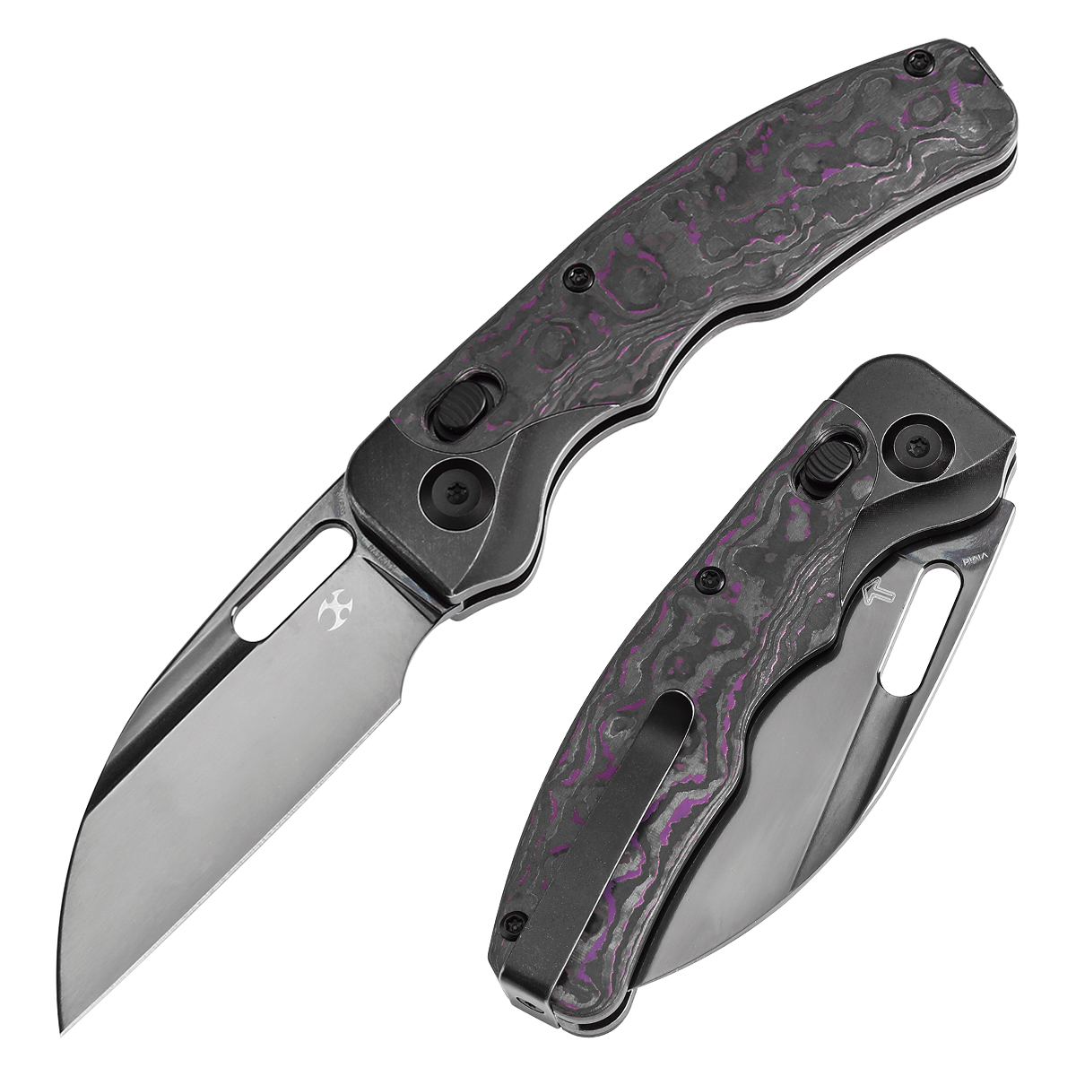 KANSEPT Vivid  CPM S35VN钢  钛+碳纤维手柄  K1094V4
