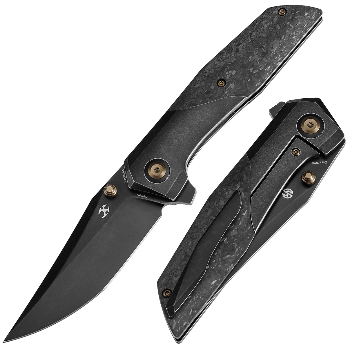 KANSEPT Deadite CPM S35VN钢  钛+碳纤维手柄  K1081A5