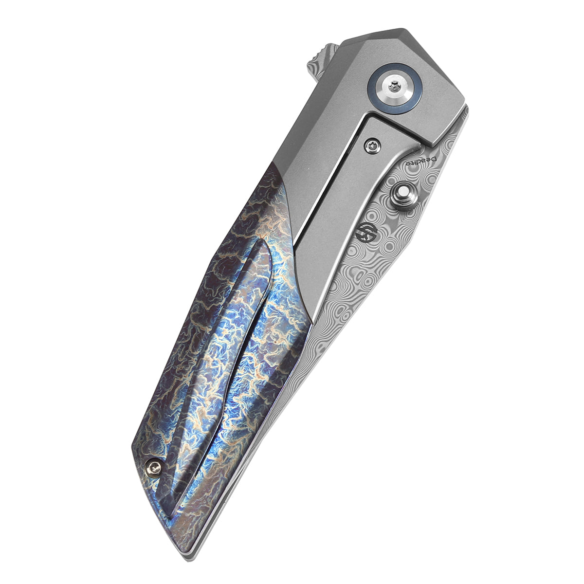 KANSEPT Deadite  CPM S35VN钢/大马士革钢  钛手柄  K1081A2