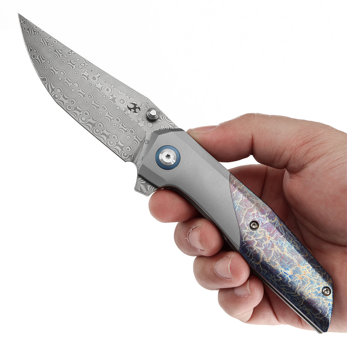 KANSEPT Deadite  CPM S35VN钢/大马士革钢  钛手柄  K1081A2