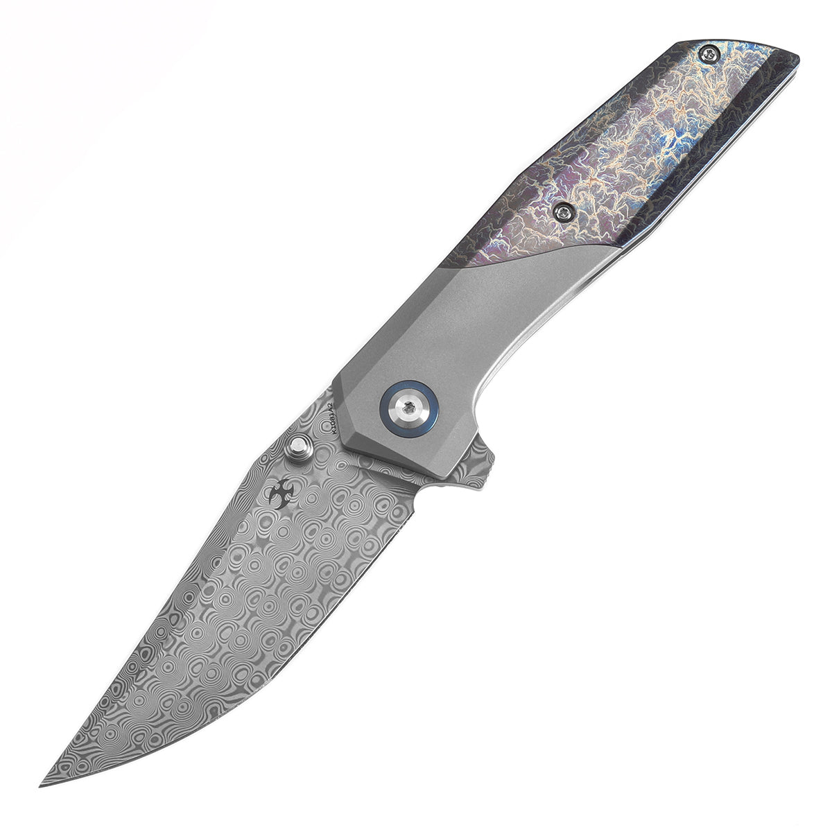 KANSEPT Deadite  CPM S35VN钢/大马士革钢  钛手柄  K1081A2