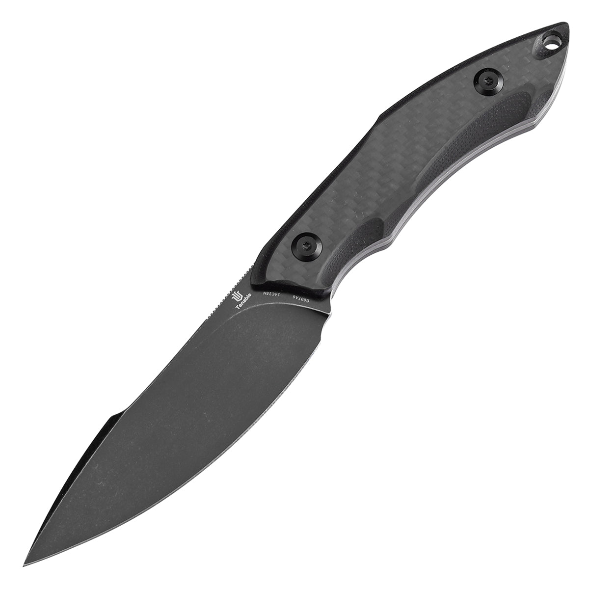Tenable Luccio 14C28N钢  碳纤维+G10手柄  G007A6