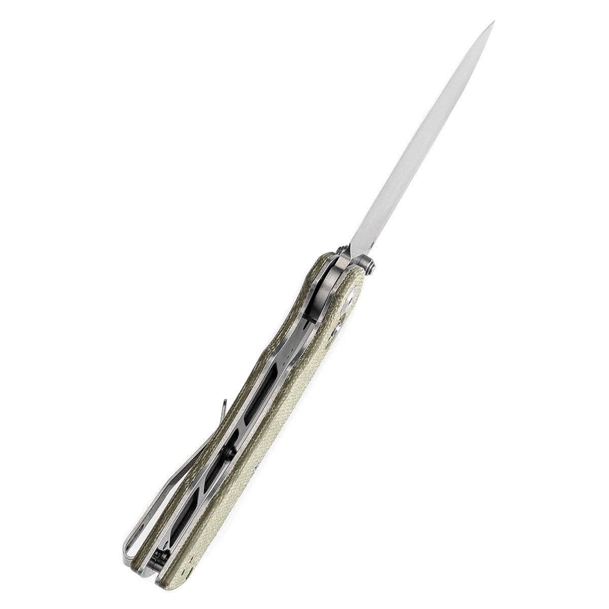 Tenable Kryo 14C28N钢  Micarta手柄  T1001V6