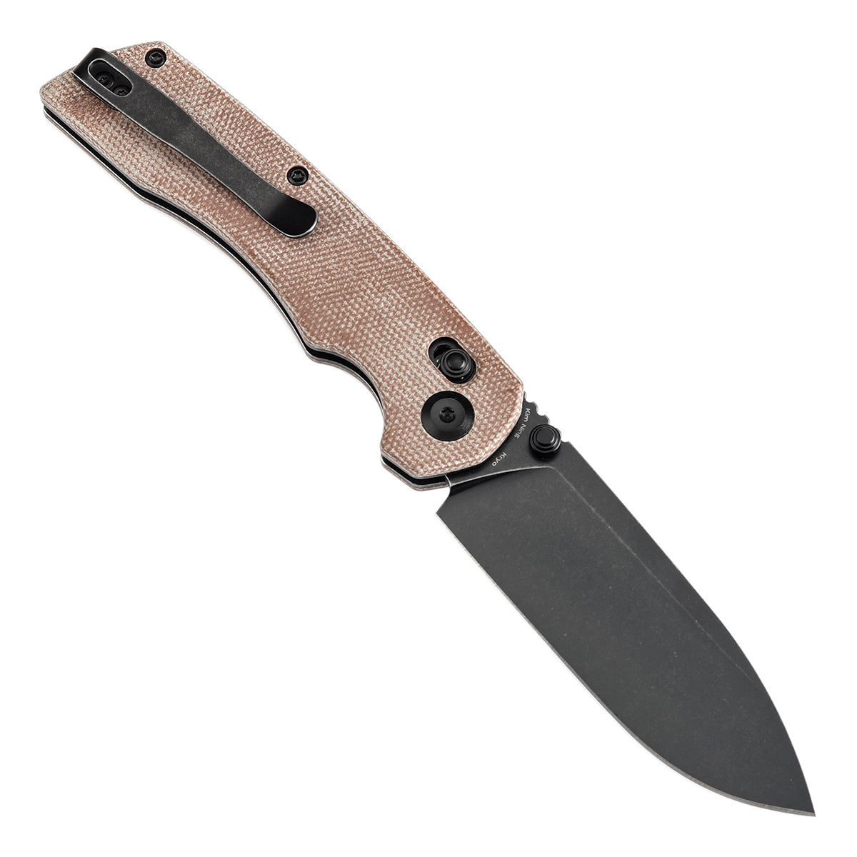 Tenable Kryo 14C28N钢  Micarta手柄  T1001V5