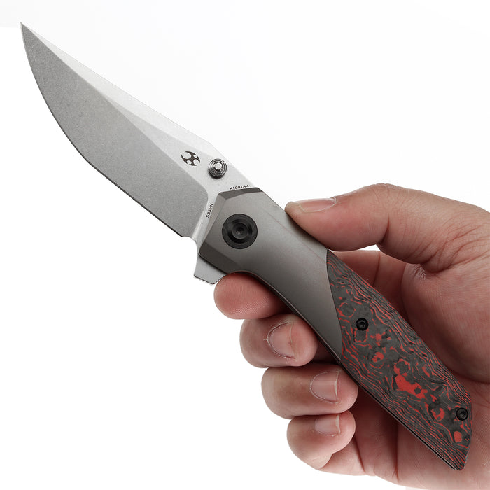 KANSEPT Deadite  CPM S35VN钢  钛+碳纤维手柄  K1081A4