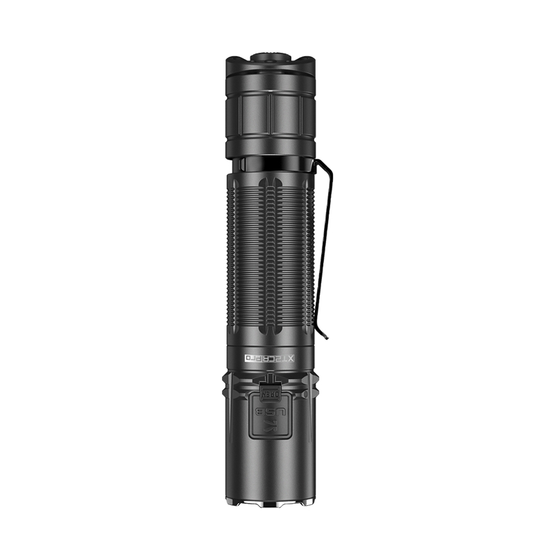 🤝KLARUS XT2CR Pro 户外勤务战术强光手电筒 暗夜黑 含电池 550
