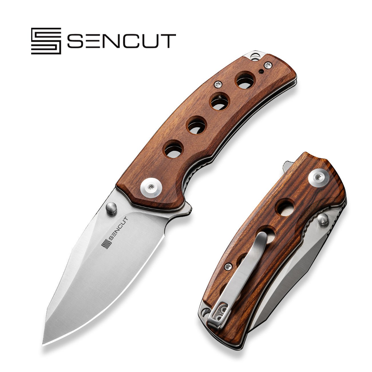 SENCUT Excalis  9Cr18MoV钢  木柄  S23068-4  360