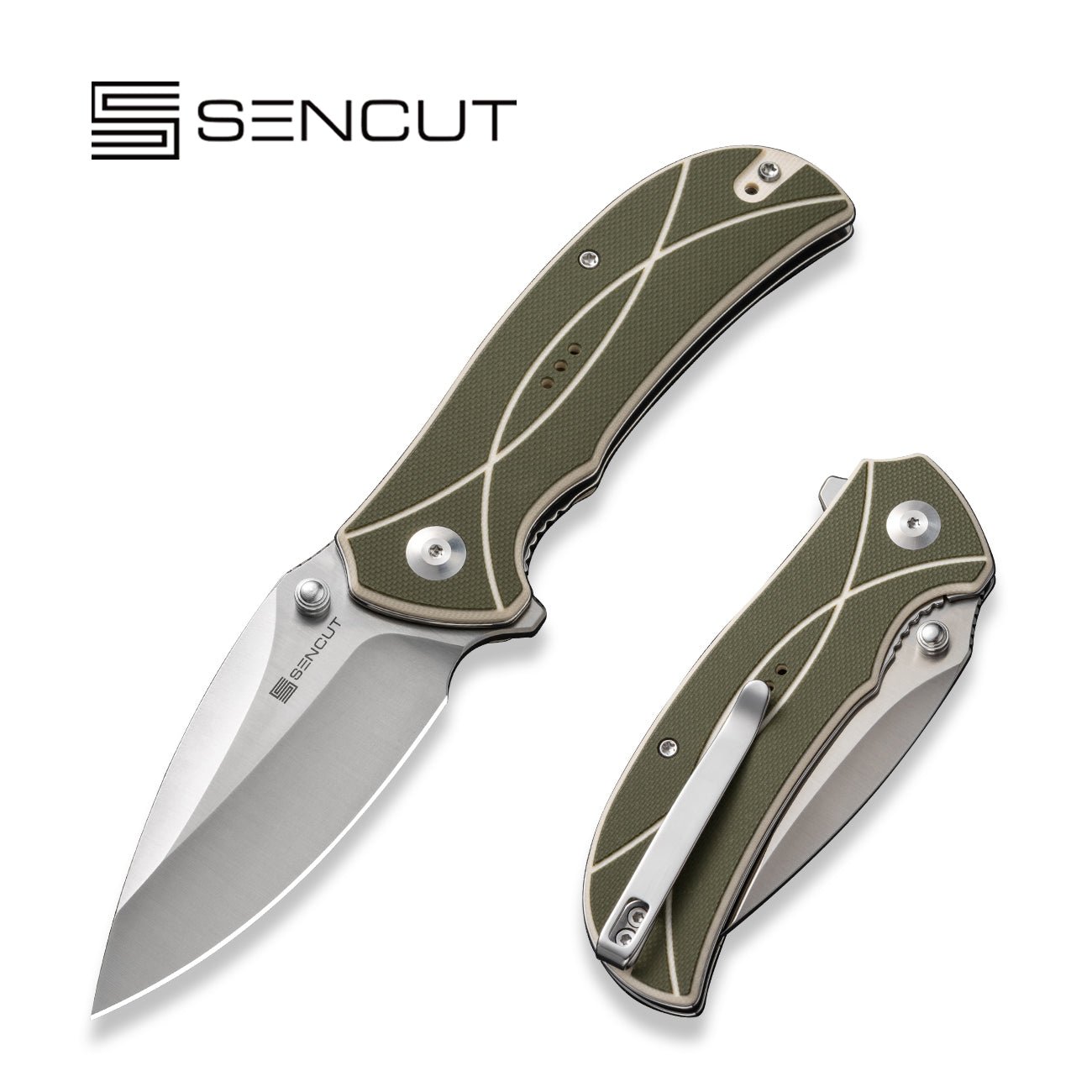 SENCUT Hyrax  9Cr18MoV钢  G10手柄  S23097-2  300
