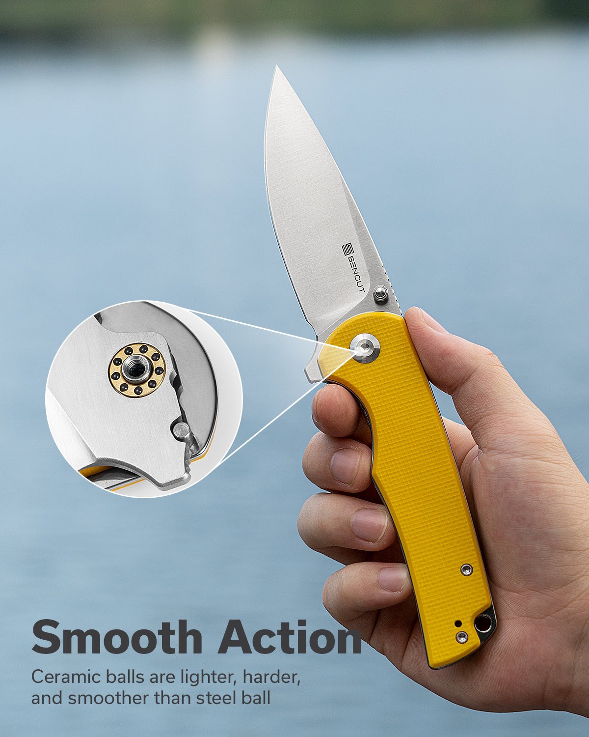 SENCUT Praktisk  9Cr18MoV钢  G10手柄  S24019-2  300
