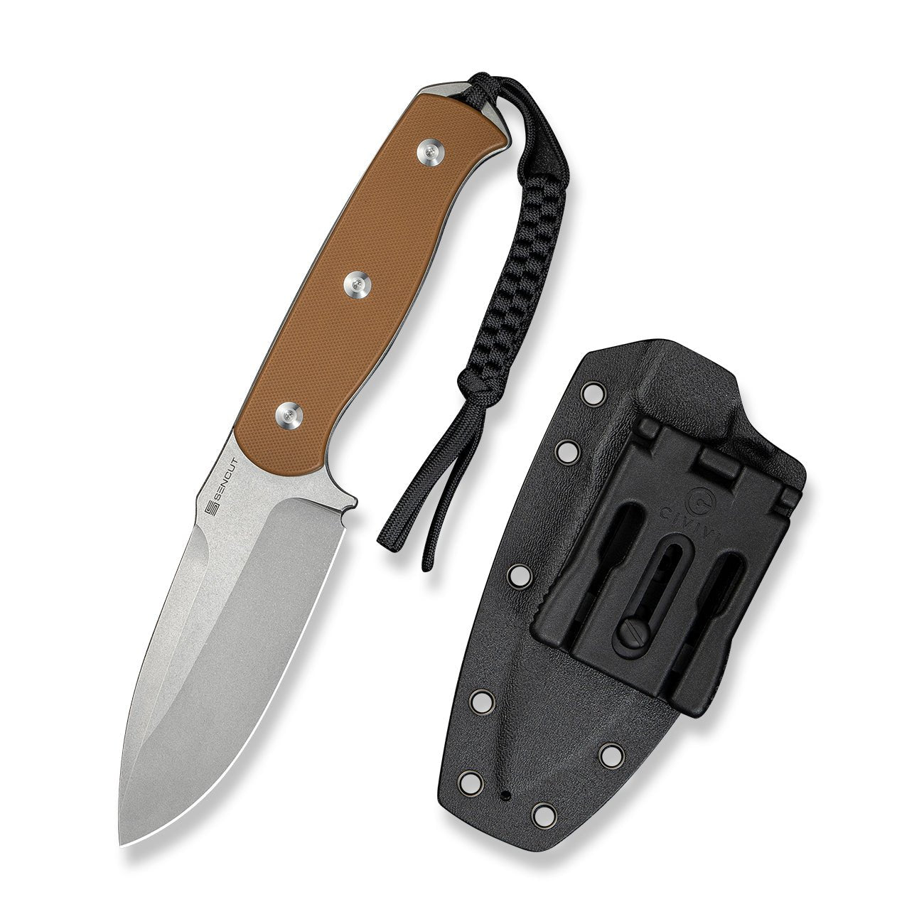SENCUT Toxodon  9Cr18MoV钢  G10手柄  S24036-3  棕色  460