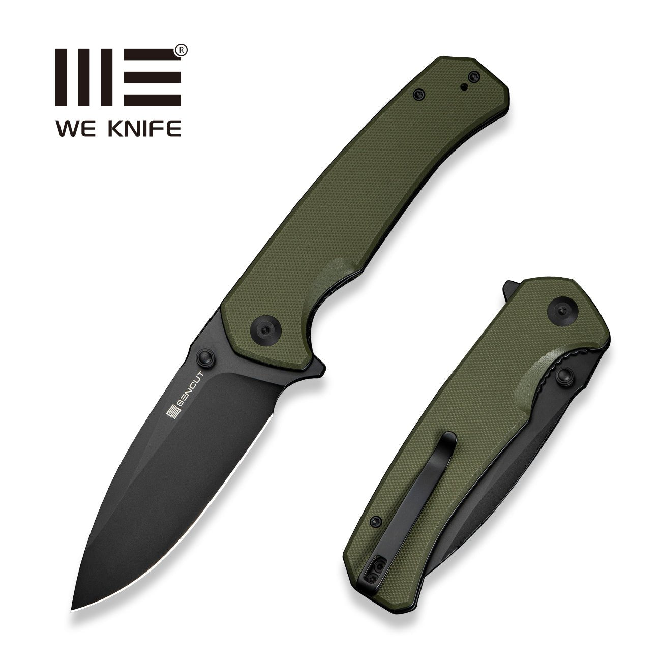 SENCUT Skarnax   9Cr18MoV钢  G10手柄  S24025-2   绿色   300