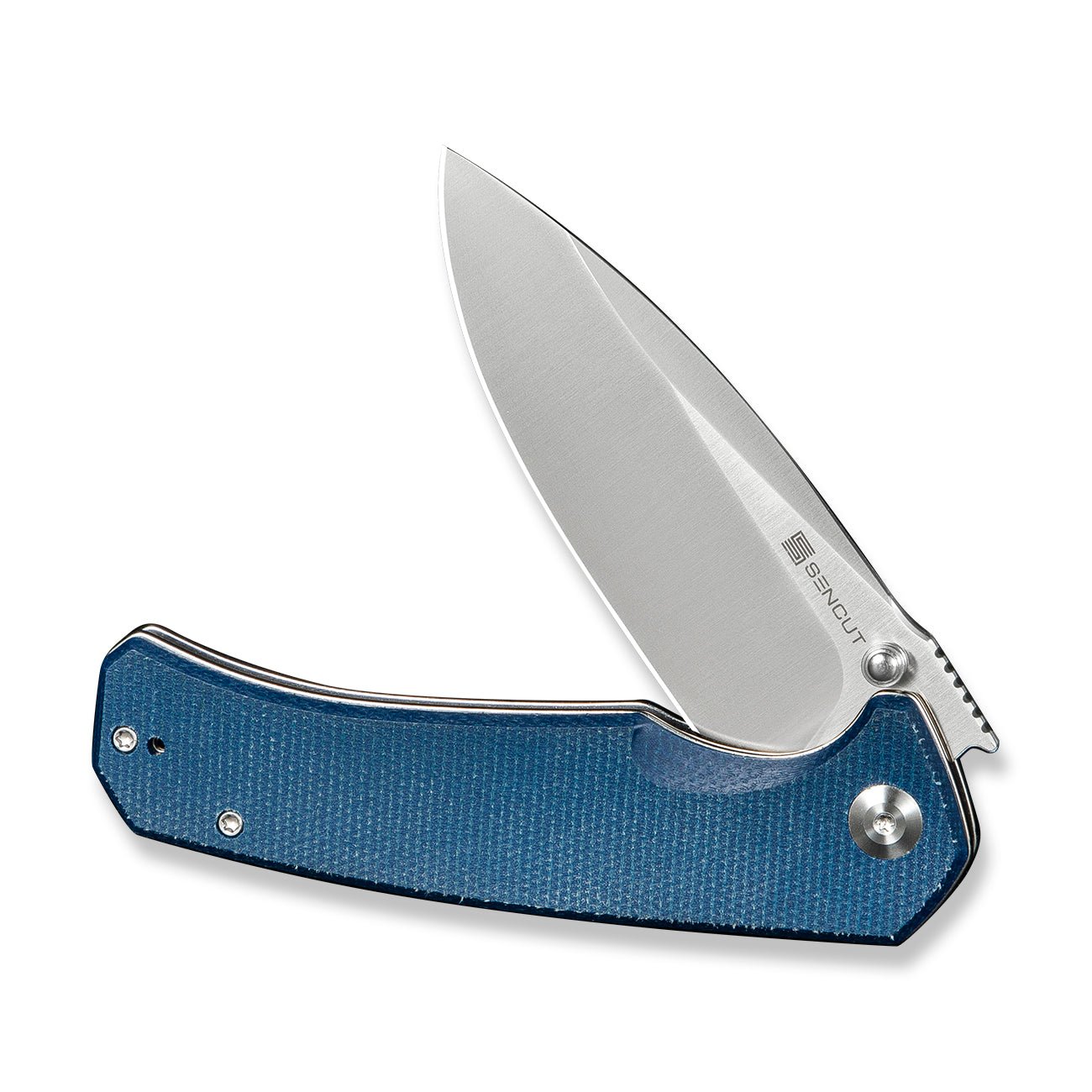 SENCUT Skarnax   9Cr18MoV钢  Micarta手柄  S24025-3  蓝色  360