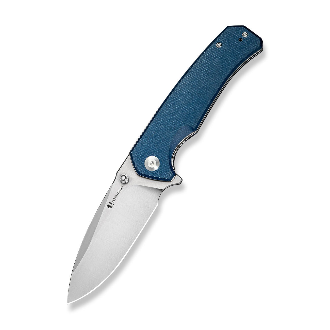SENCUT Skarnax   9Cr18MoV钢  Micarta手柄  S24025-3  蓝色  360