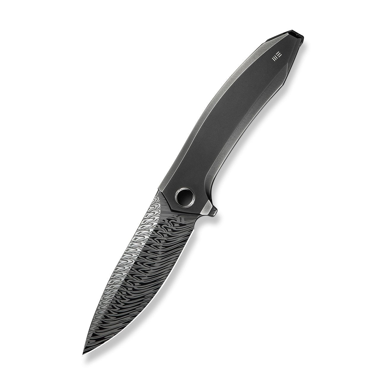 WEKNIFE Acuminal  Damasteel钢  钛手柄  WE23070-DS1  钛灰色   6000
