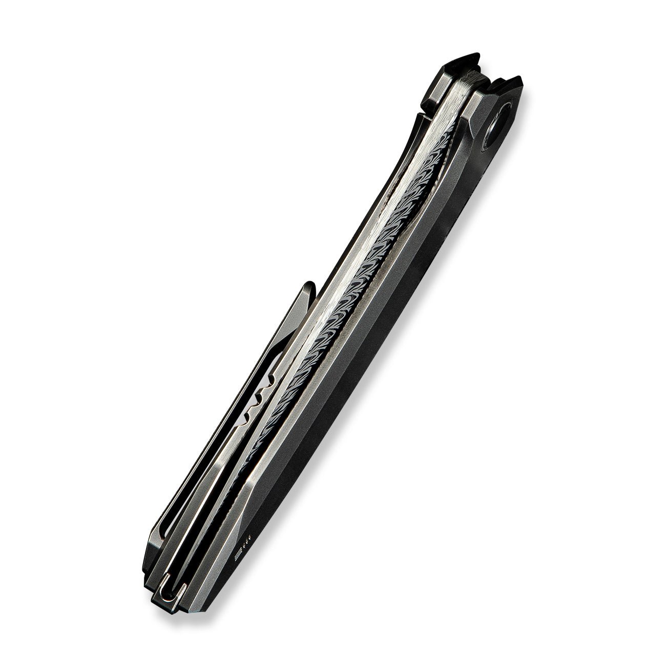 WEKNIFE Acuminal  Damasteel钢  钛手柄  WE23070-DS1  钛灰色   6000