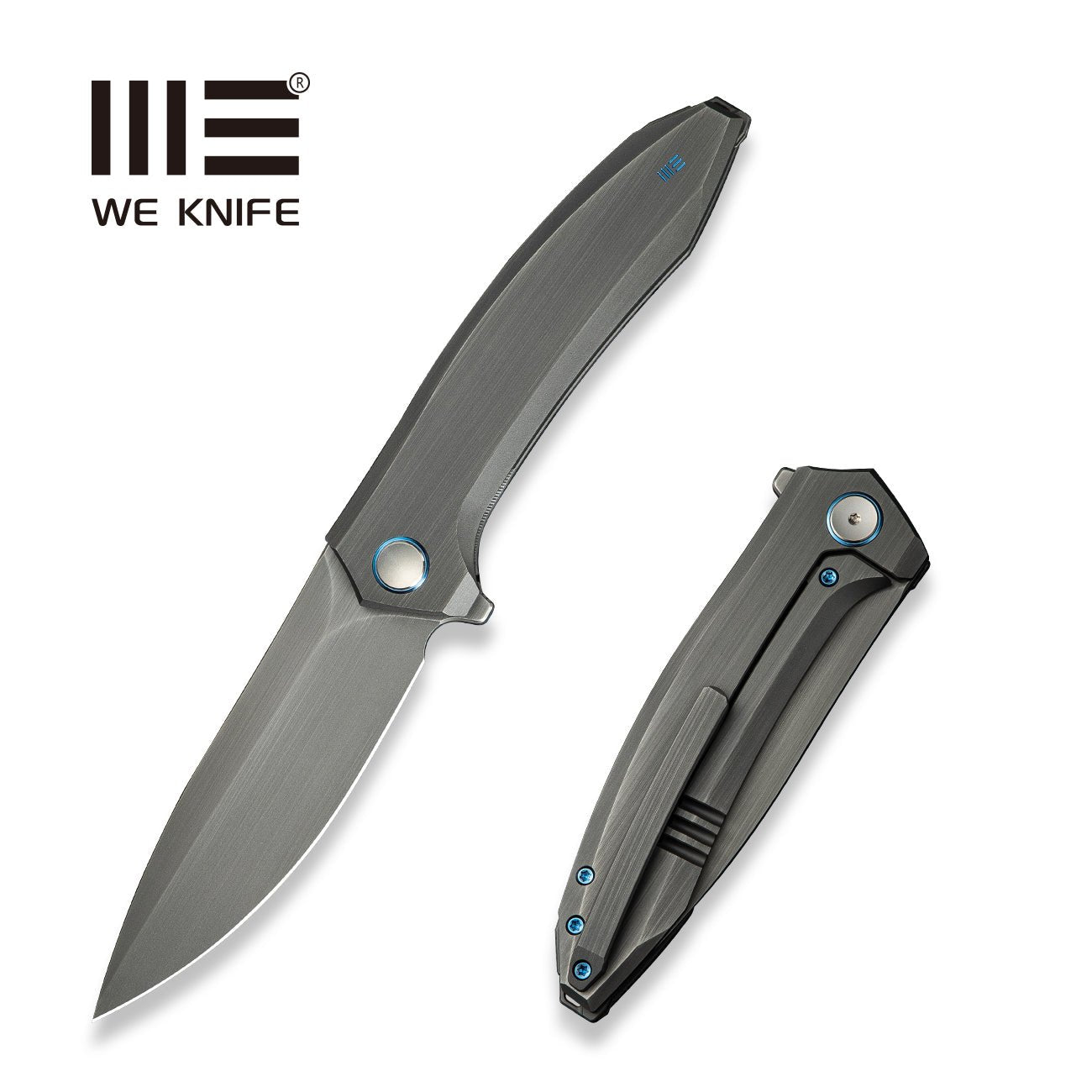 WEKNIFE Acuminal Vanax钢  钛手柄  WE23070-3  钛灰色  3000