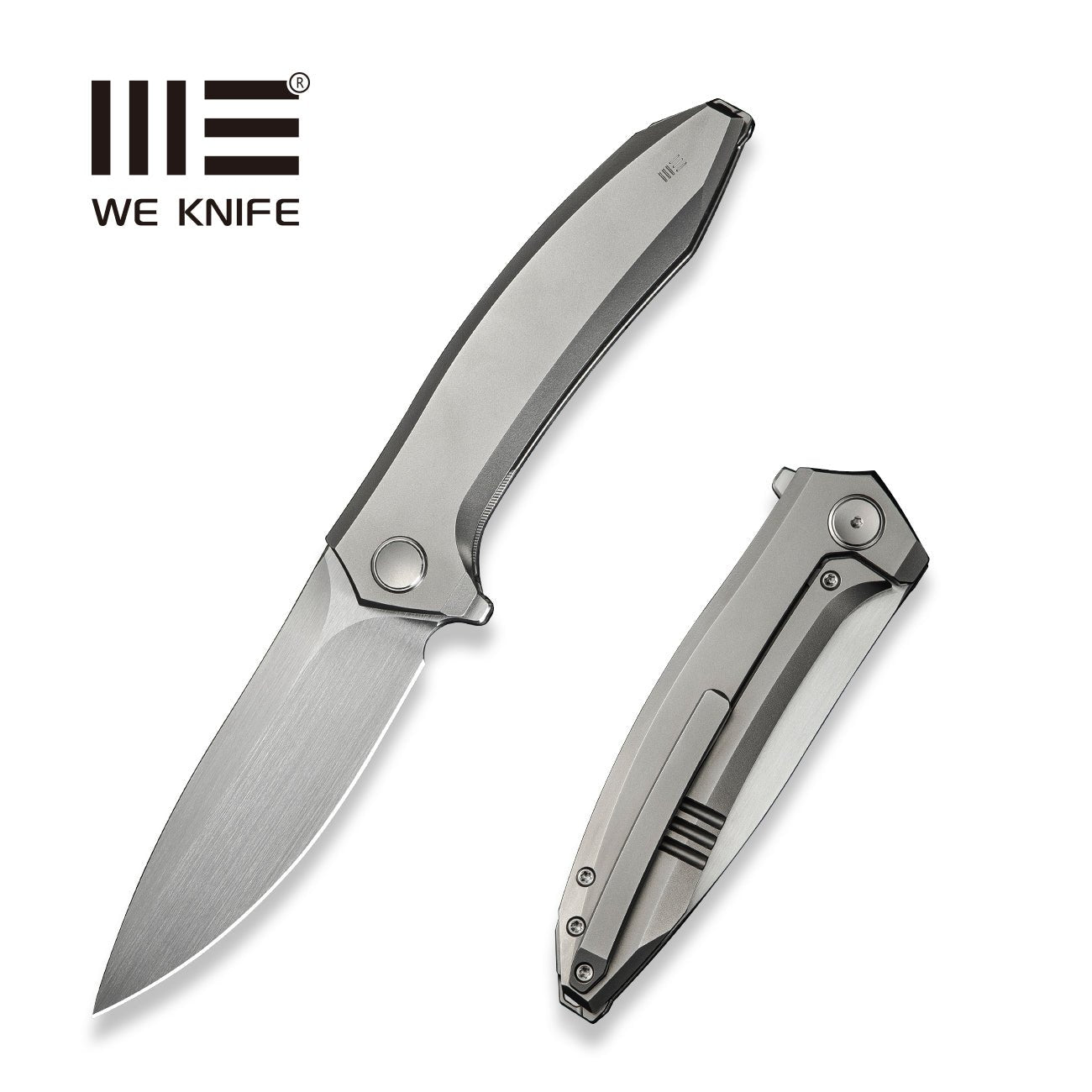 WEKNIFE Acuminal  Vanax钢  钛手柄  WE23070-2  钛原色  3000