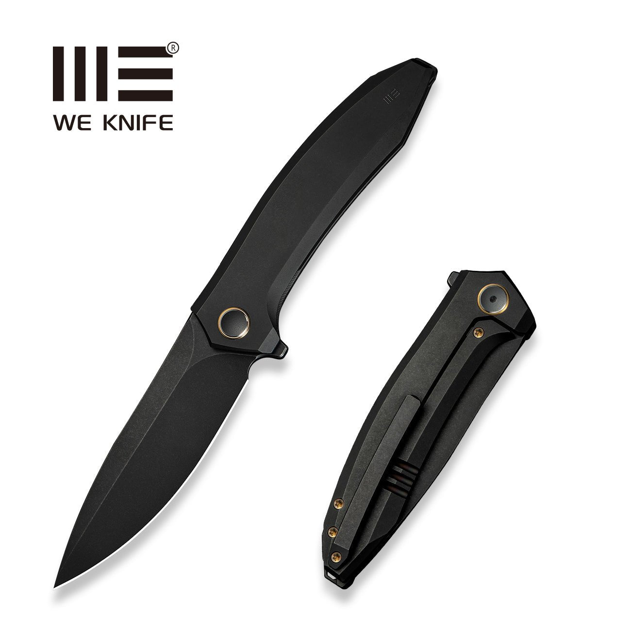 WEKNIFE Acuminal Vanax钢  钛手柄   WE23070-1  钛黑色  3000