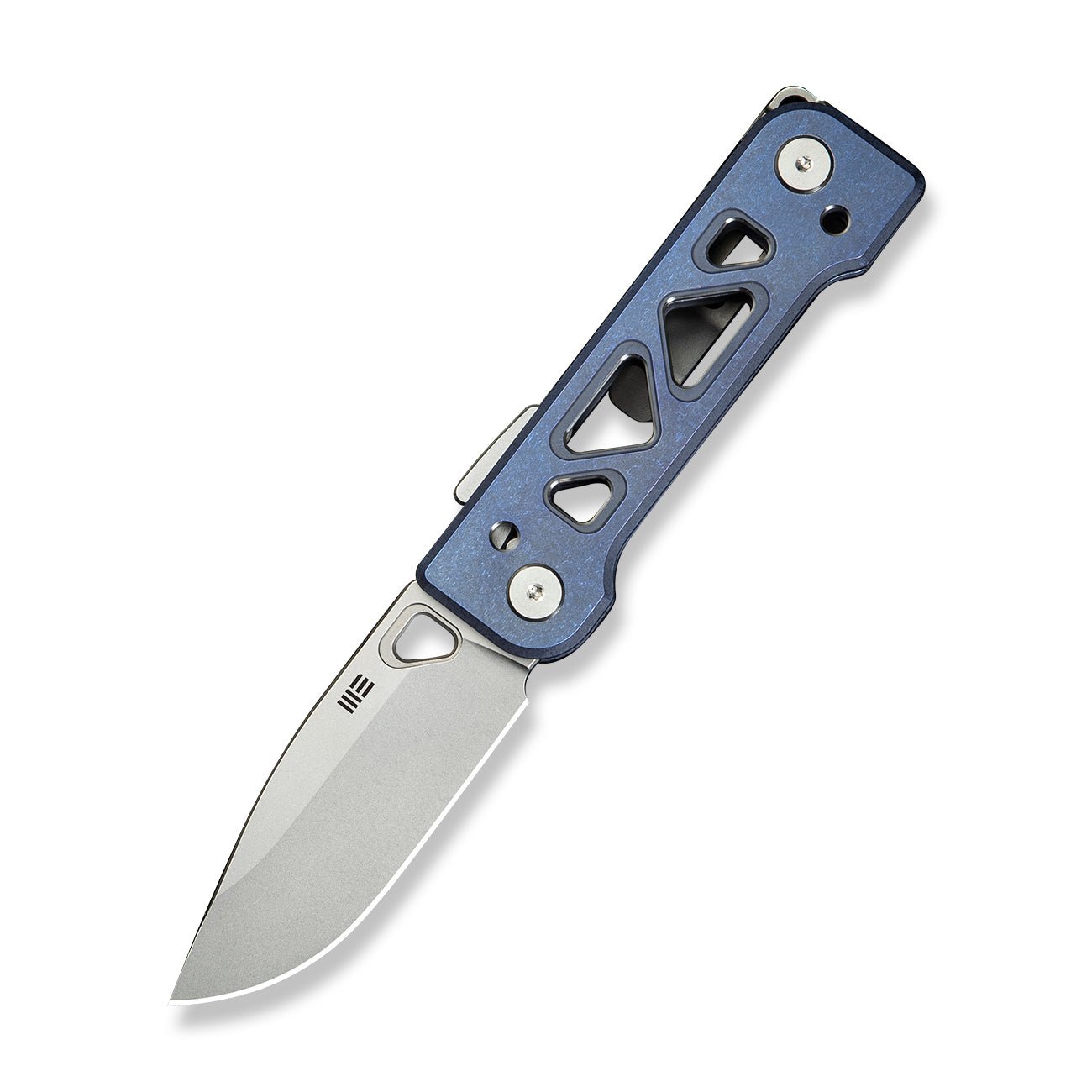WEKNIFE Tyro CPM 20CV钢  钛手柄  WE24001-4  钛蓝色  2000