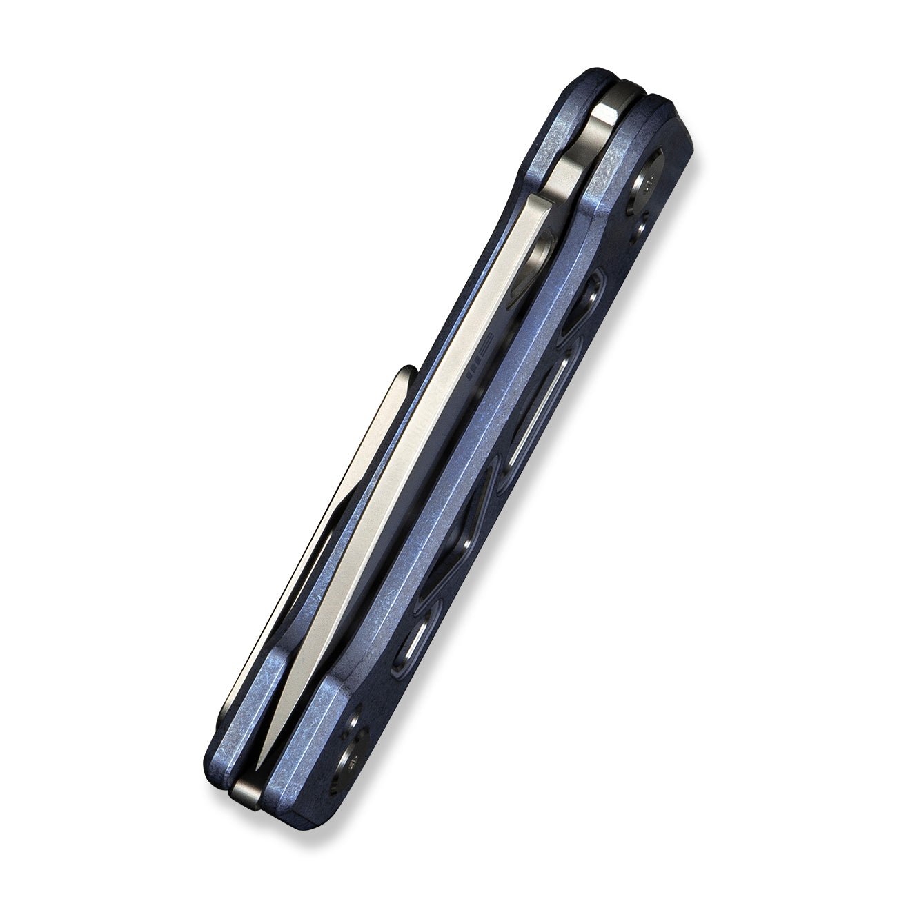 WEKNIFE Tyro CPM 20CV钢  钛手柄  WE24001-4  钛蓝色  2000