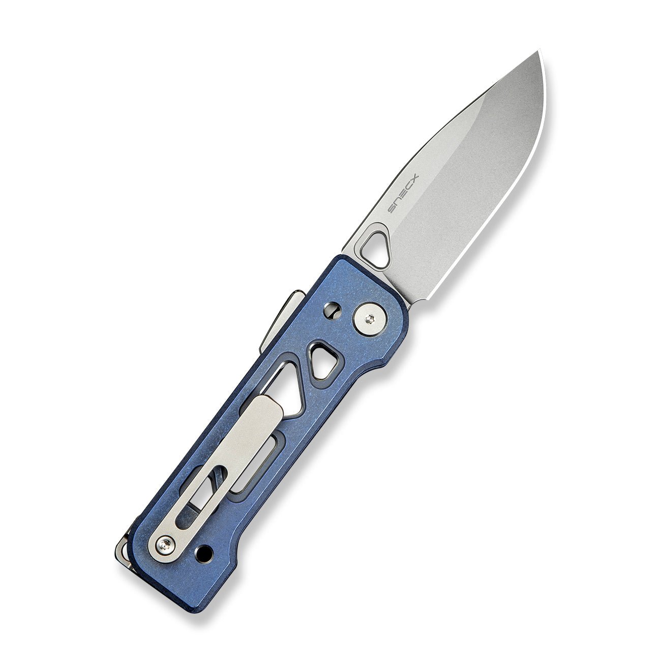 WEKNIFE Tyro CPM 20CV钢  钛手柄  WE24001-4  钛蓝色  2000