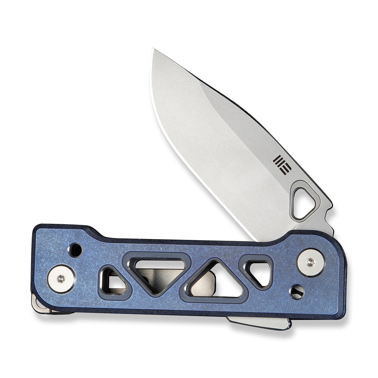 WEKNIFE Tyro CPM 20CV钢  钛手柄  WE24001-4  钛蓝色  2000