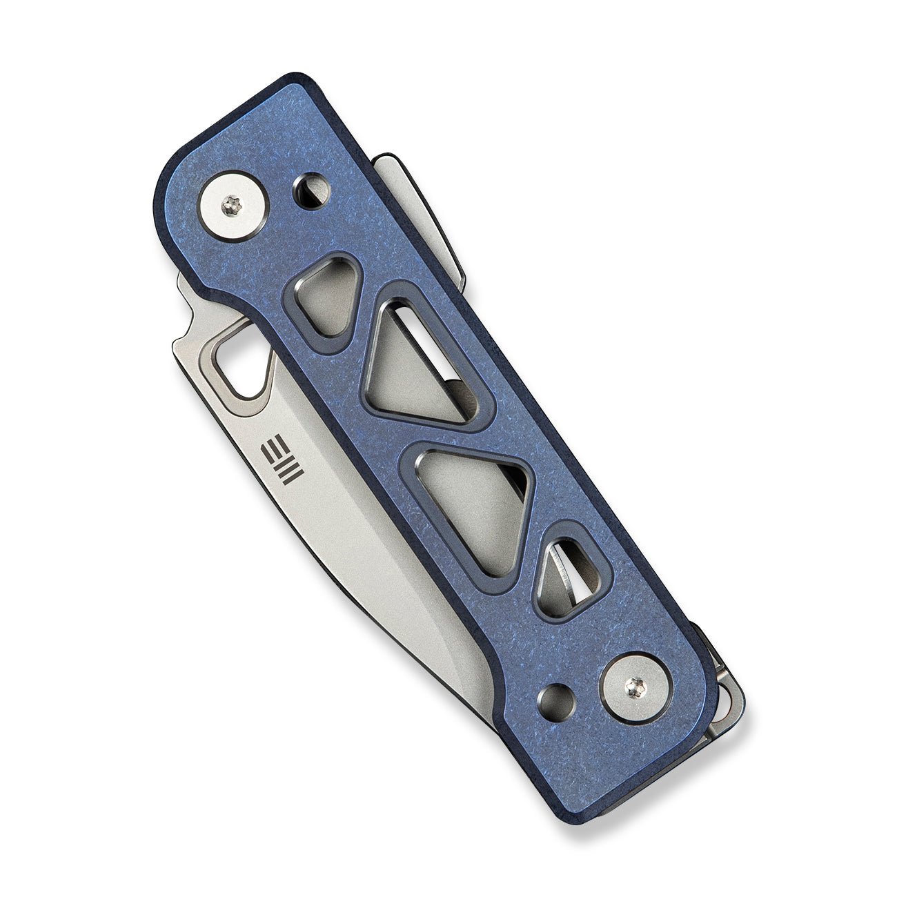 WEKNIFE Tyro CPM 20CV钢  钛手柄  WE24001-4  钛蓝色  2000