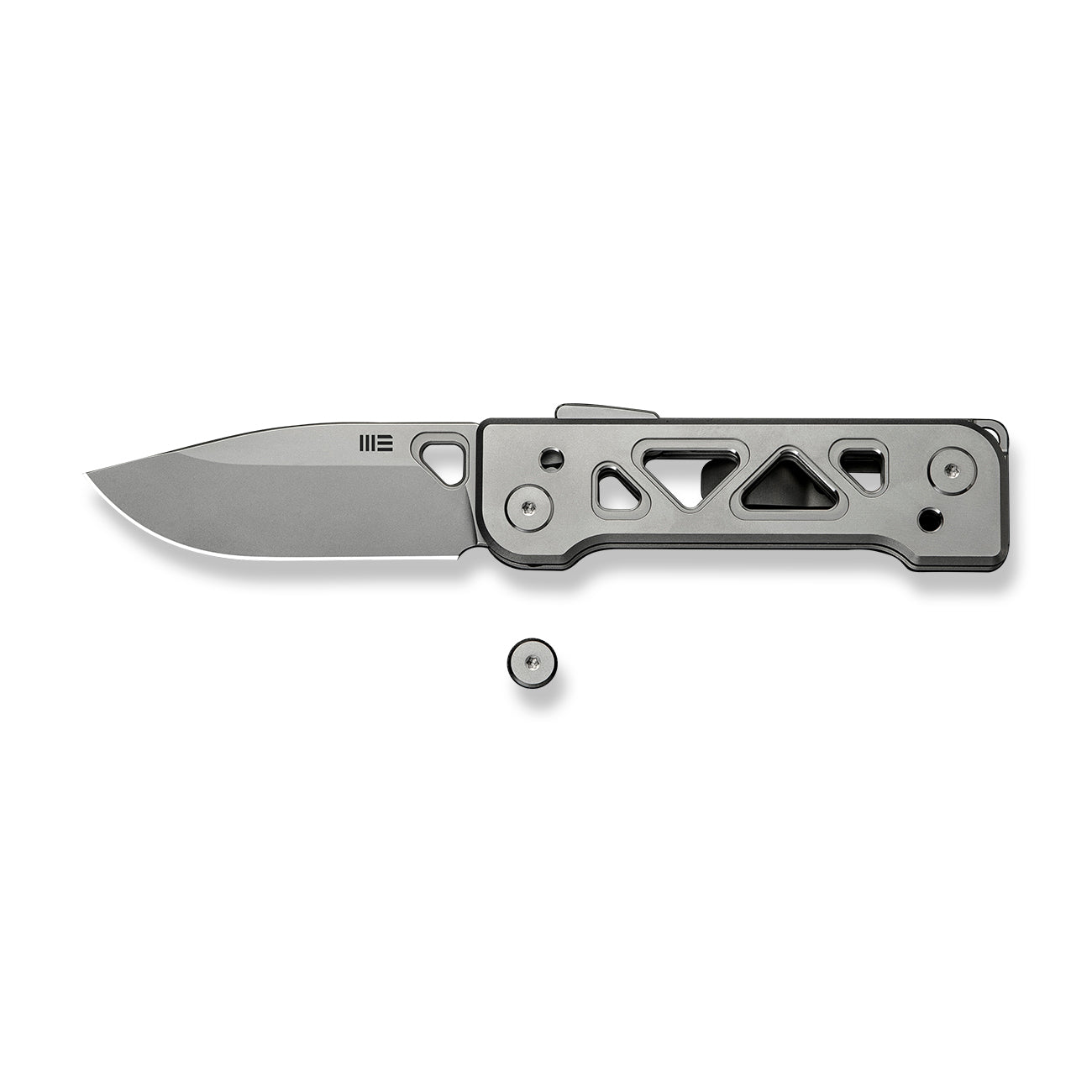 WEKNIFE Tyro CPM 20CV钢  钛手柄   WE24001-2  钛灰色  2000