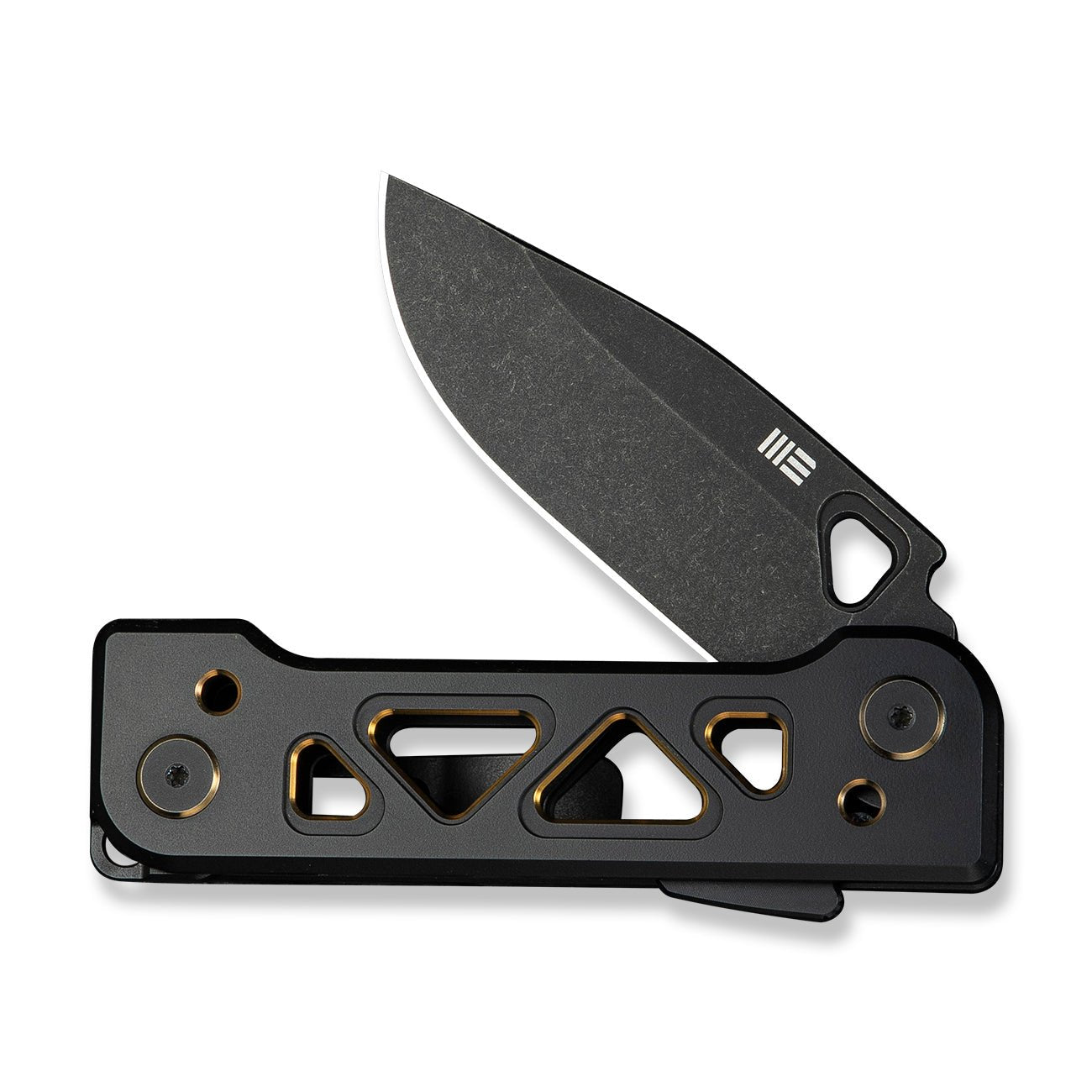 WEKNIFE Tyro  CPM 20CV钢  钛手柄  WE24001-1   钛黑色   2000