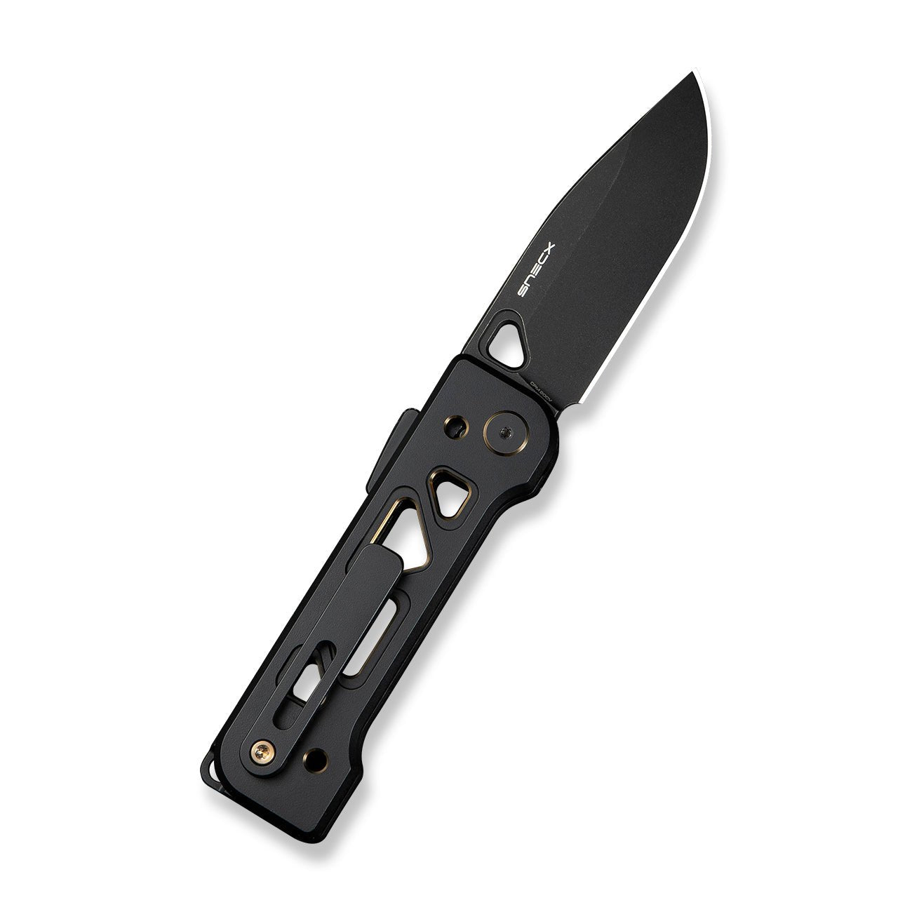 WEKNIFE Tyro  CPM 20CV钢  钛手柄  WE24001-1   钛黑色   2000