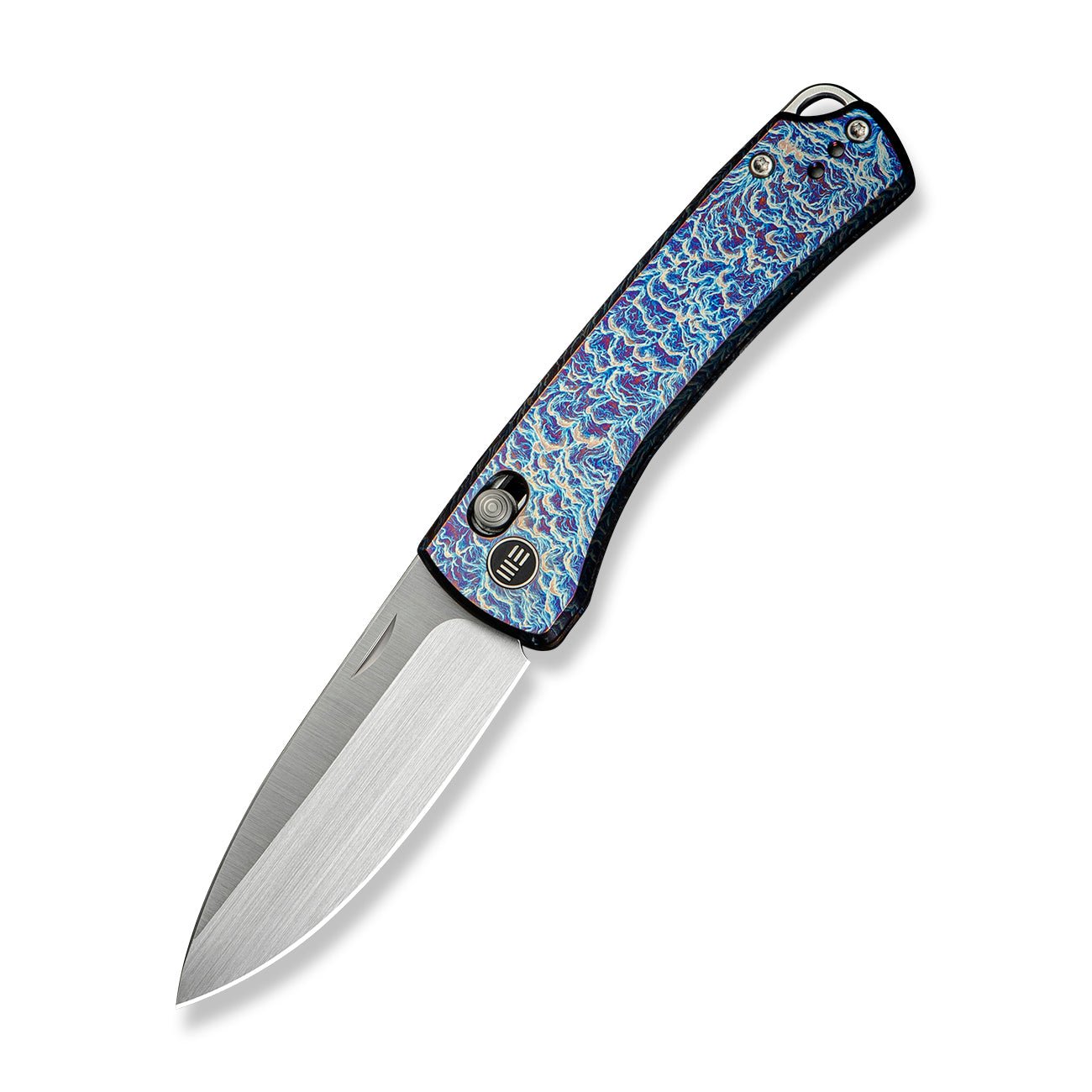 WEKNIFE Nightblade CPM 20CV钢  钛手柄  WE22046-4  钛火焰色 1500