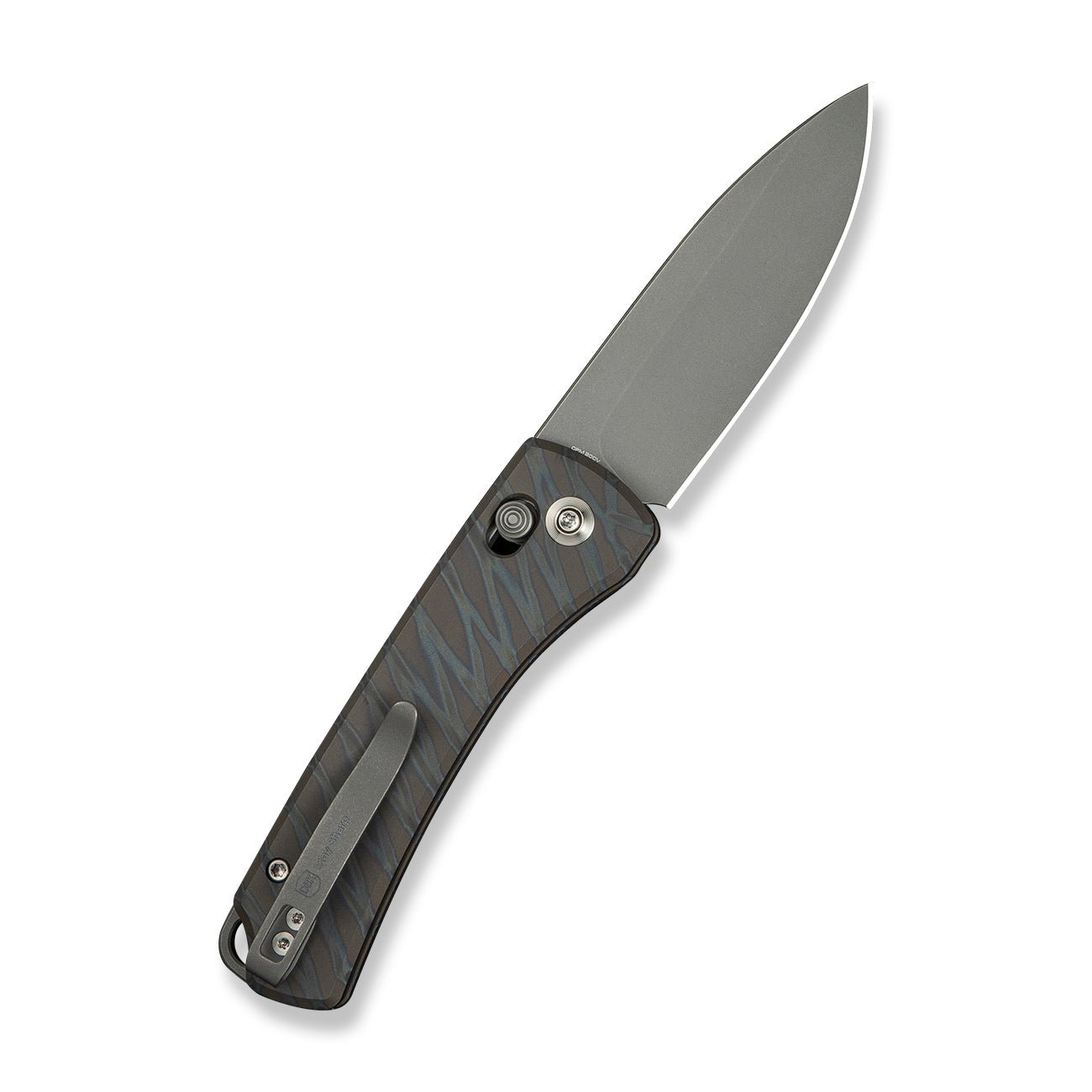 WEKNIFE Nightblade CPM 20CV钢  钛手柄  WE22046-3  钛灰色  1500