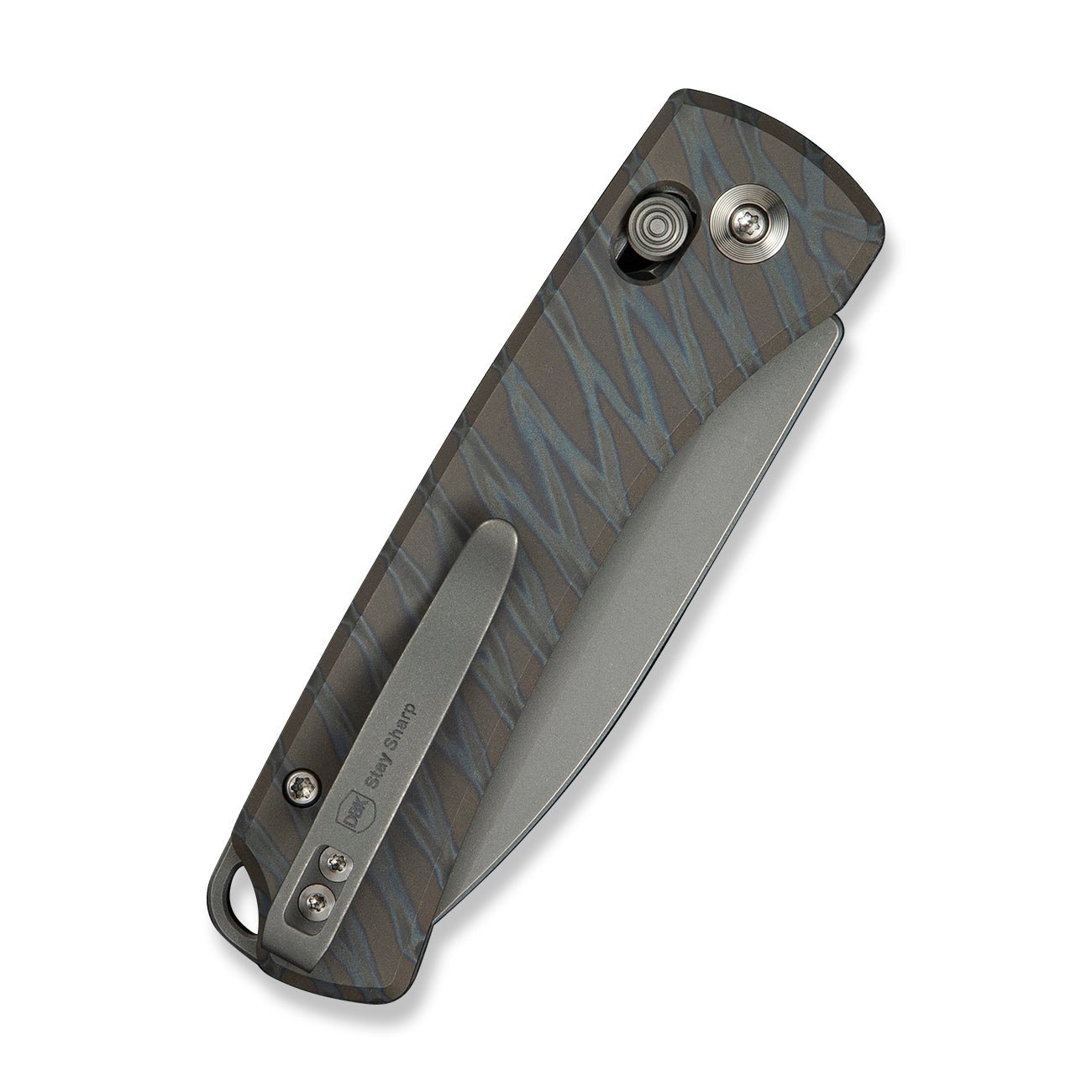 WEKNIFE Nightblade CPM 20CV钢  钛手柄  WE22046-3  钛灰色  1500