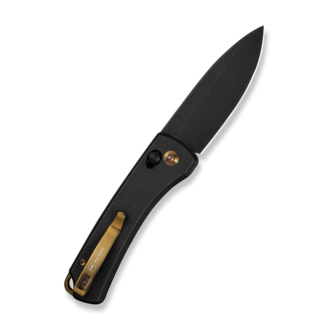 WEKNIFE Nightblade  CPM 20CV钢  钛手柄  WE22046-1  钛黑色 1400