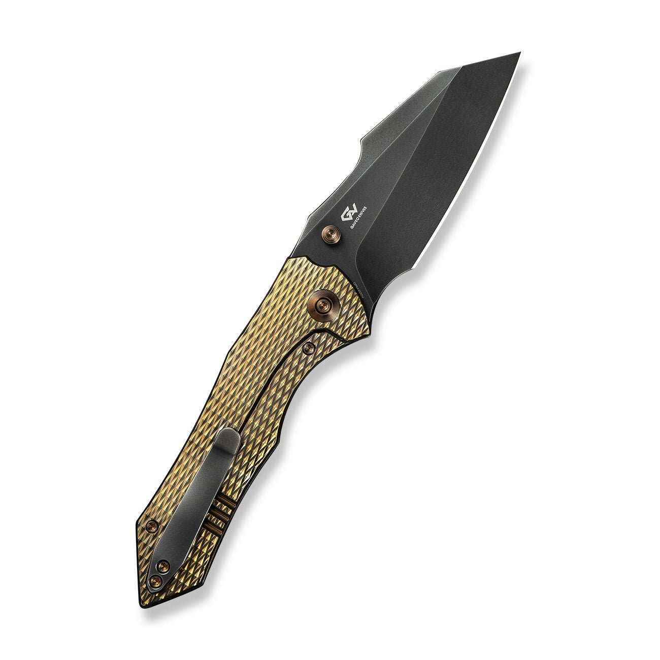 WEKNIFE   High-Fin XL  CPM 20CV钢  钛手柄  WE24010-3  钛黄色  2300