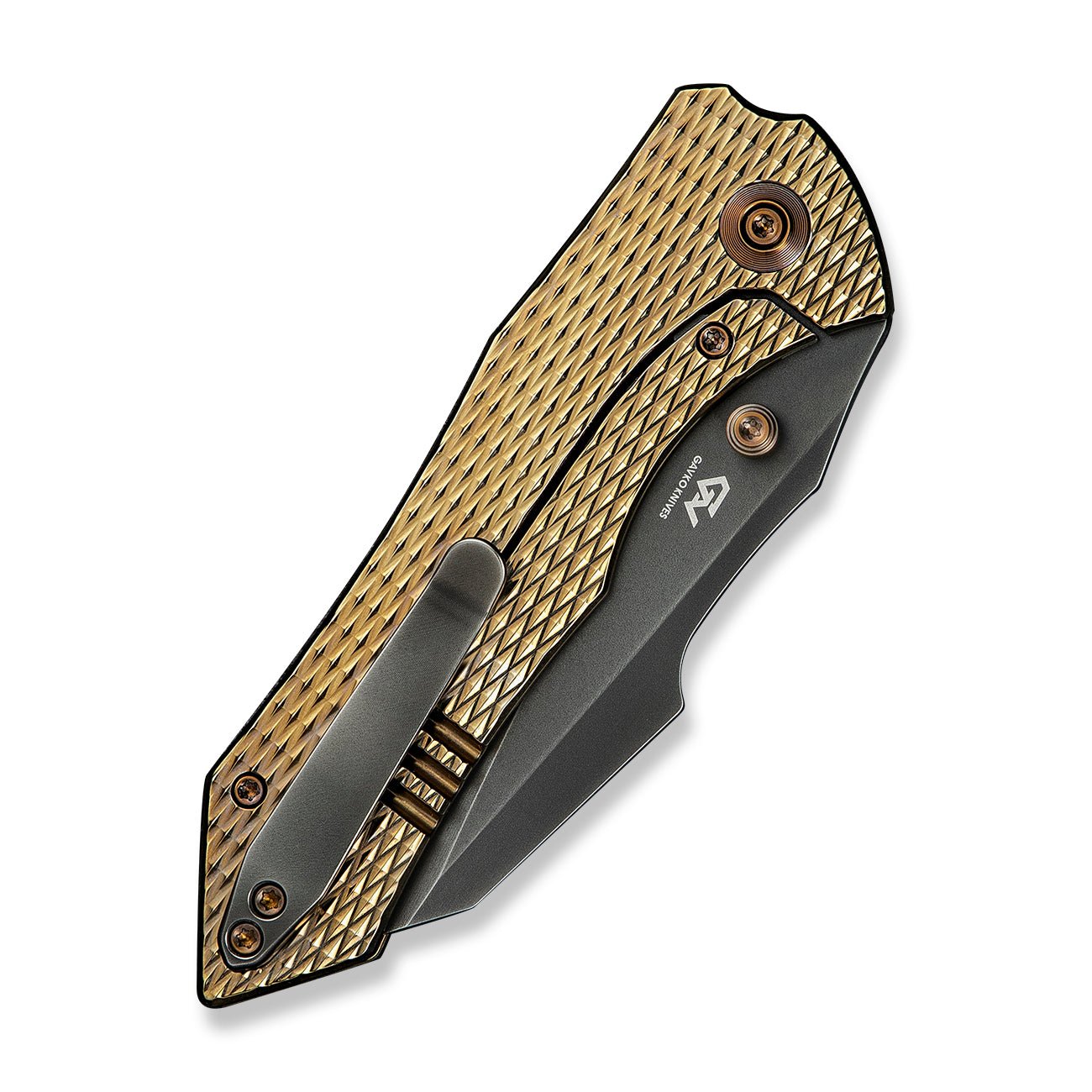 WEKNIFE   High-Fin XL  CPM 20CV钢  钛手柄  WE24010-3  钛黄色  2300