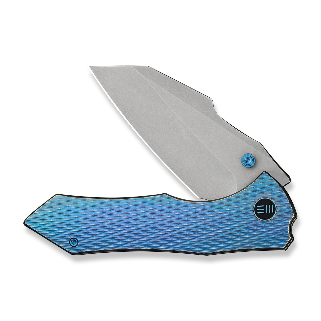 WEKNIFE   High-Fin XL  CPM 20CV钢  钛手柄  WE24010-2  钛蓝色  2200