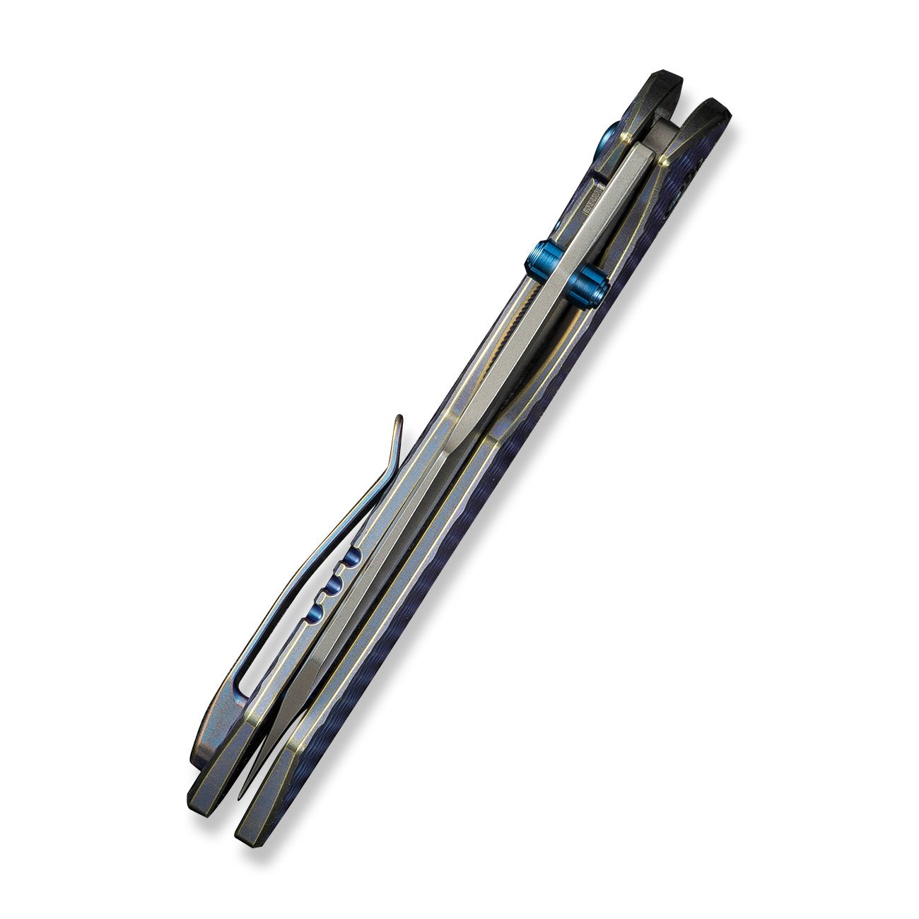 WEKNIFE   High-Fin XL  CPM 20CV钢  钛手柄  WE24010-2  钛蓝色  2200