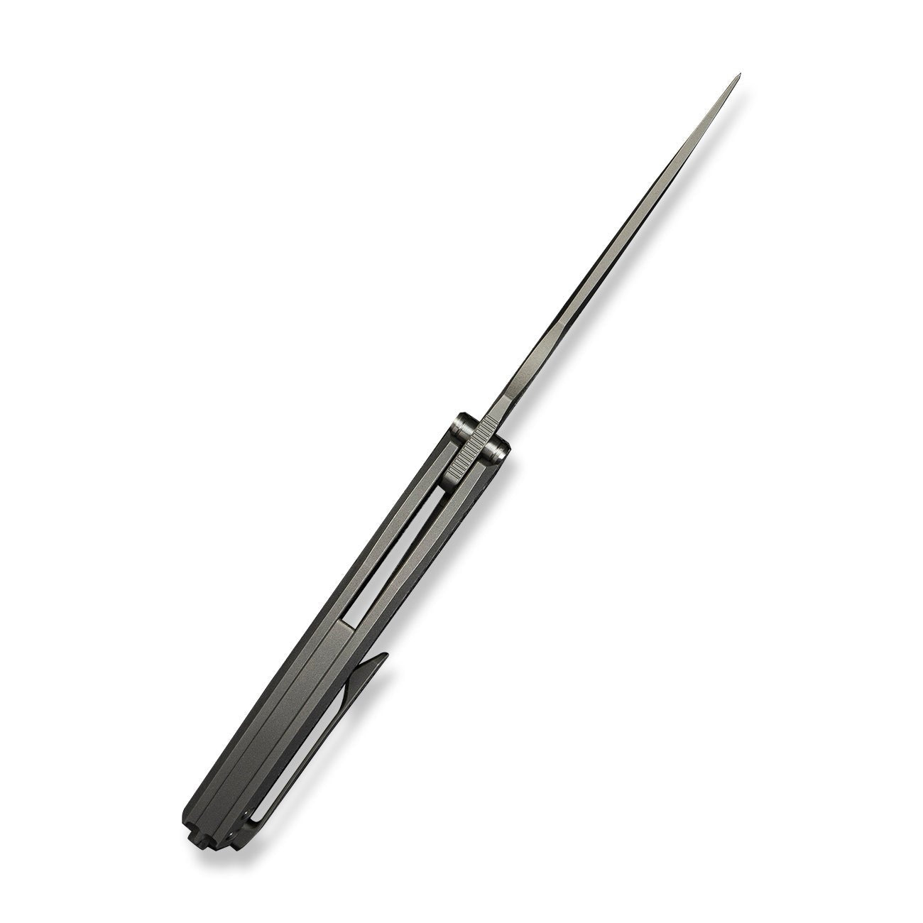 WEKNIFE Quinseris M390钢  钛+碳纤维手柄  WE23093-3  钛灰色  3400