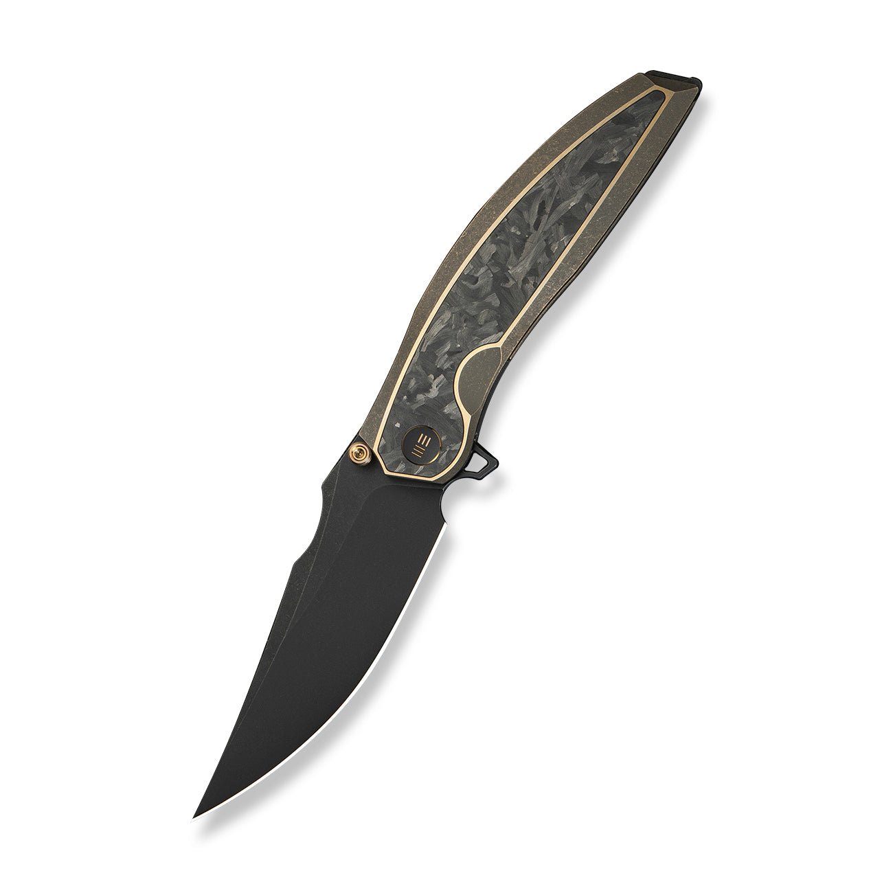 WEKNIFE Quinseris  M390钢  钛+碳纤维手柄  WE23093-2  钛黑金色  3000