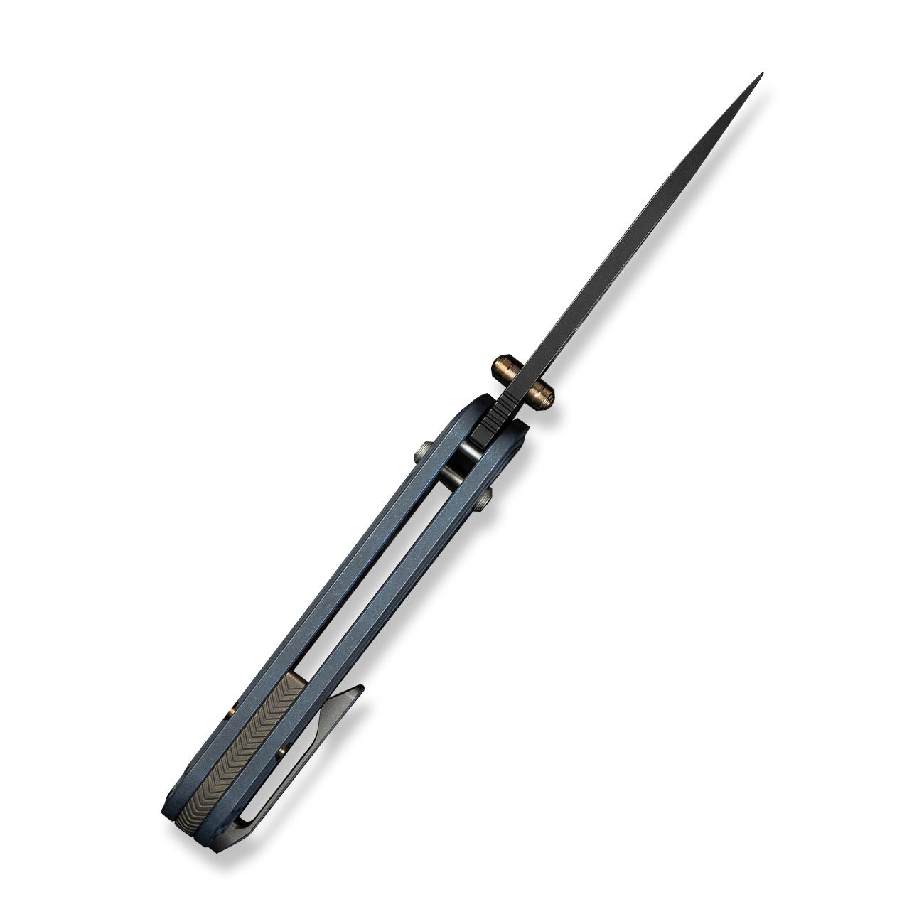 WEKNIFE Bougie Banter  CPM S45VN钢  钛手柄  WE24009-1  钛蓝色  1800