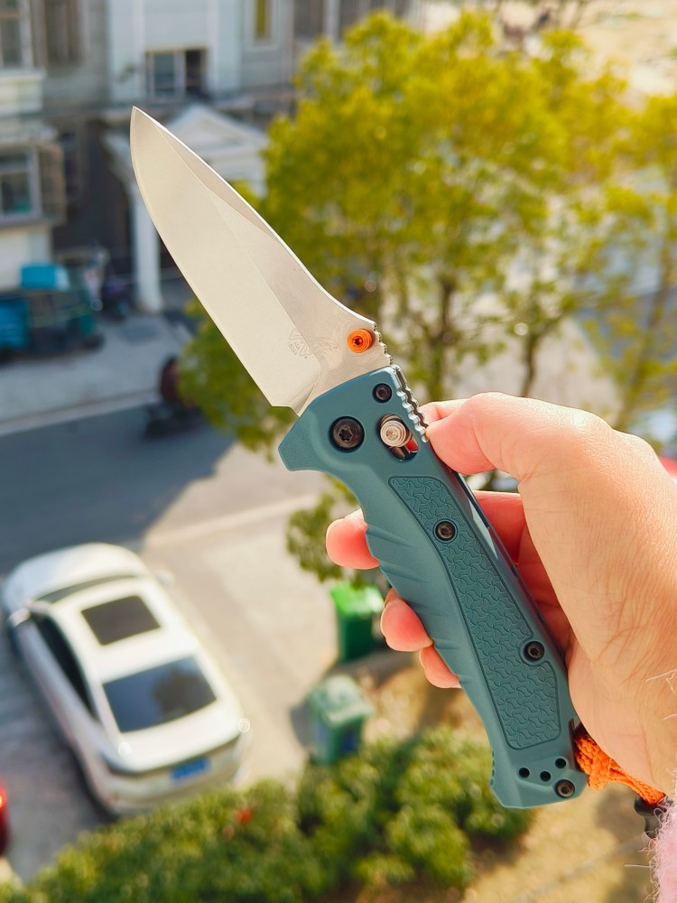 【已出】Benchmade Water Mini Adira MagnaCut钢 Grivory尼龙柄 18065 蓝色 1100