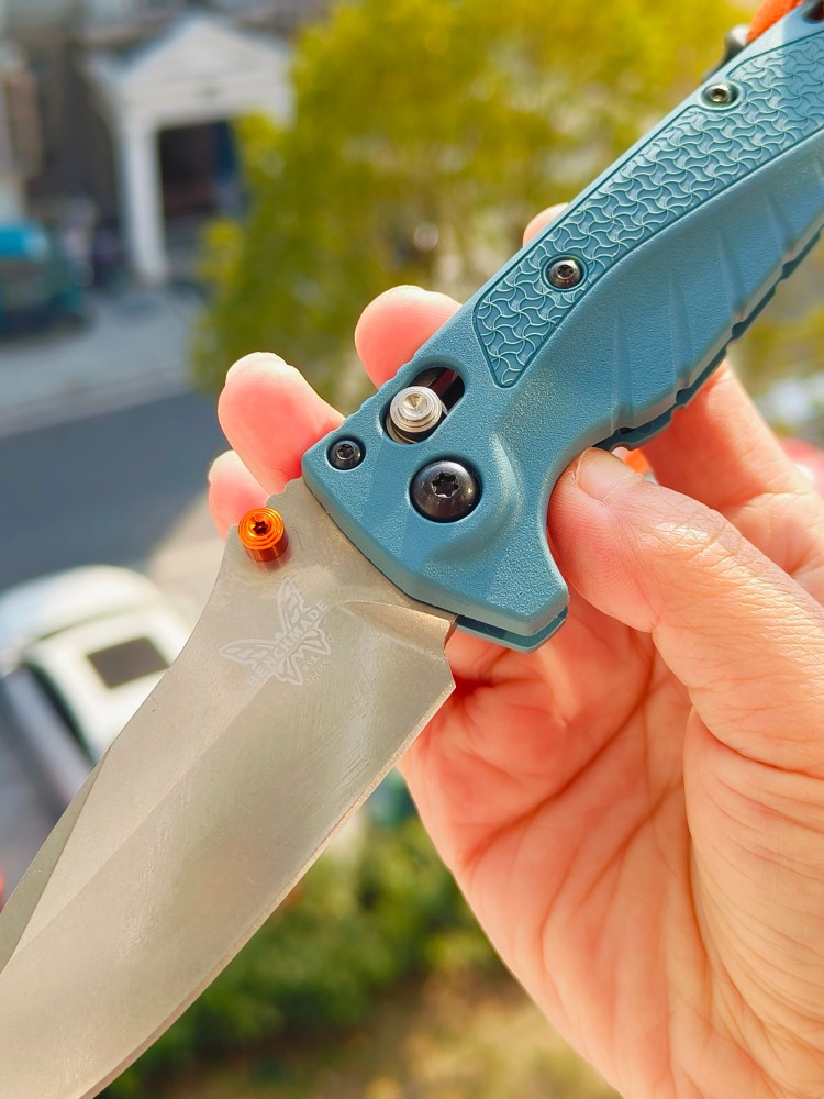 【已出】Benchmade Water Mini Adira MagnaCut钢 Grivory尼龙柄 18065 蓝色 1100