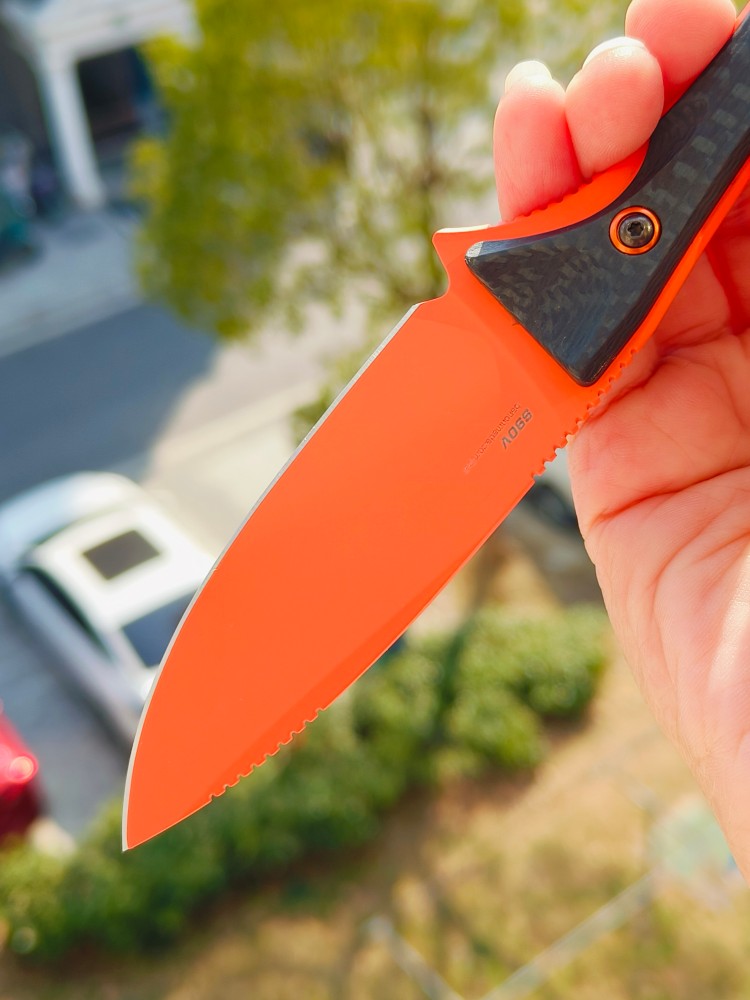 【寄售】Benchmade 15201OR S30V钢 碳纤维贴片 1200