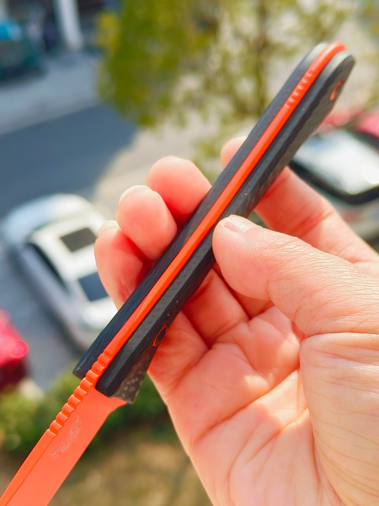 【寄售】Benchmade 15201OR S30V钢 碳纤维贴片 1200