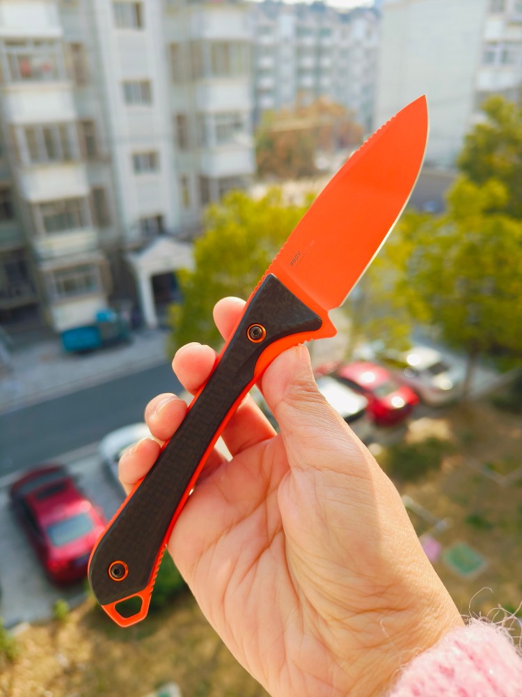 【寄售】Benchmade 15201OR S30V钢 碳纤维贴片 1200