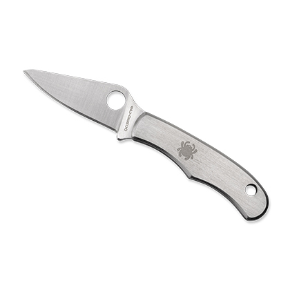 Spyderco  C133P   3Cr13钢   不锈钢手柄  银色  135