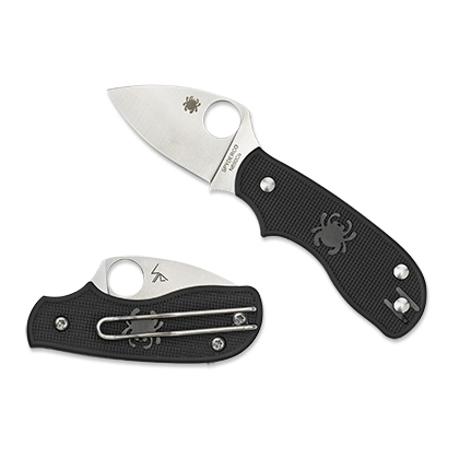 Spyderco  C154PBK   N690Co钢  FRN尼龙手柄   黑色  495