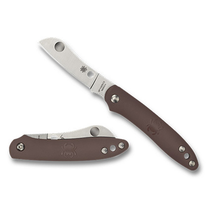 Spyderco C189PBN   N690Co钢   FRN尼龙手柄  棕色  405